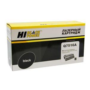 Картридж Q7516A для HP LJ 5200, 12K, Hi-Black, совместимый