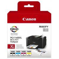 Набор картриджей PGI-1400XL BK/C/M/Y EMB MULTI для Canon MAXIFY МВ2040 и МВ2340 (Ориг.) 9185B004